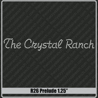 Prelude 1.25 Rhinestone Font R26