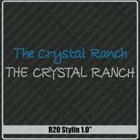 Stylin 1.0 Rhinestone Font R20