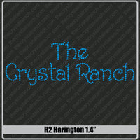 Harington 1.4 Rhinestone Font R2