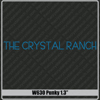 Punky 1.3 Rhinestone Font W630