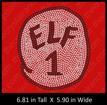 Elf 1 Rhinestone Transfer H125