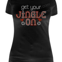 Get Your Jingle On Rhinestone Transfer H161