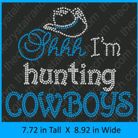 Hunting Cowboys Rhinestone Transfer R116