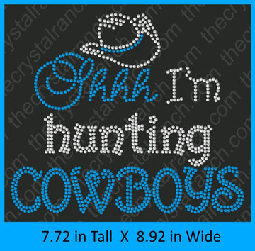 Hunting Cowboys Rhinestone Transfer R116