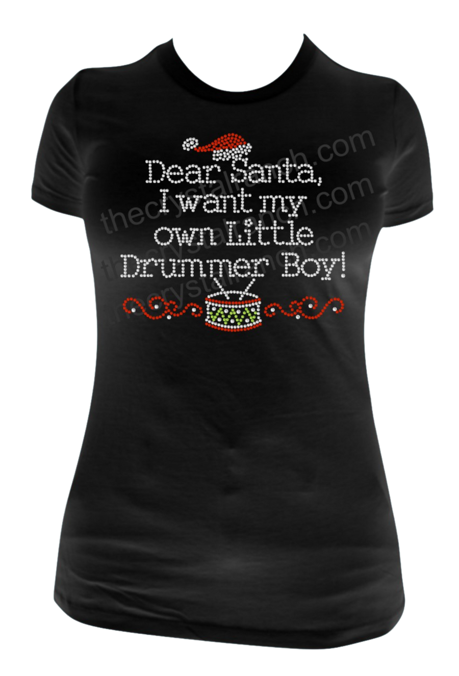 Drummer Boy Rhinestone Transfer H112